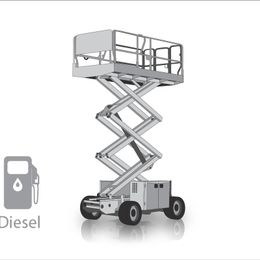 Scherenarbeitsbühne zum mieten